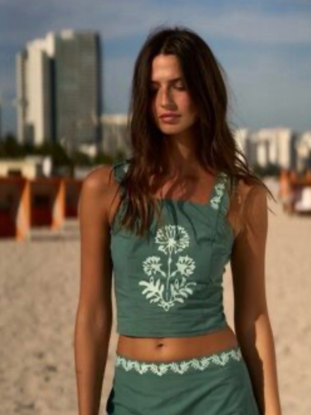 NWT Sonmer Verde Mare Top